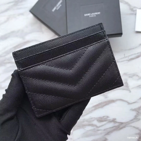 MATELASSÉ CASSANDRE CARD YSL CASE 0707